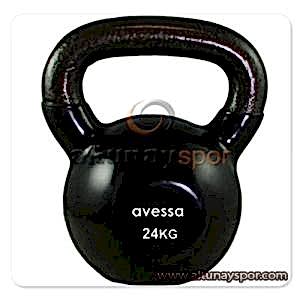 Kettlebell Çaydanlık Dambıl 24 kg Döküm