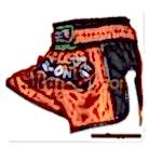 Retro Muay Thai Şort - Turuncu