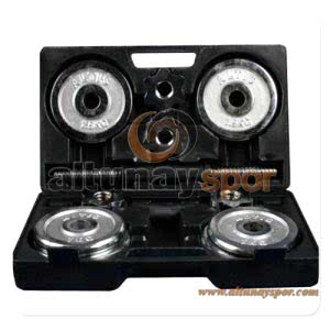 15 Kg Krom Çantalı Set