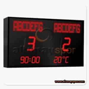 Stad Tipi Skorbord (Takım İsimleri Elektronik)