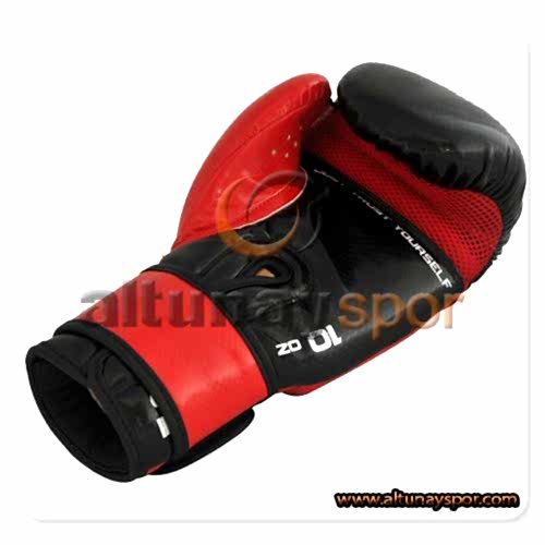 Carbon Kick Boks Eldiveni Siyah - Kırmızı