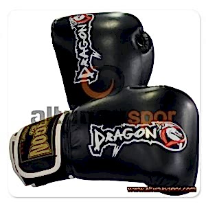 Dragon Attack Kick Boks Eldiveni Siyah
