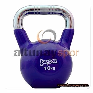 Kettlebell Çaydanlık Dambıl 16 kg Vinly Kaplı