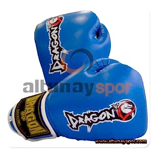 Dragon Attack Kick Boks Eldiveni Mavi