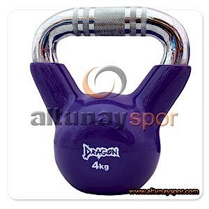 Kettlebell Çaydanlık Dambıl 4 kg Vinly Kaplı Kettlebell Çaydanlık Dambıl 4 kg Vinly Kaplı