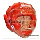 Dragon Tam Korumalı Orjinal Deri Muay Thai Kaskı (Kırmızı)