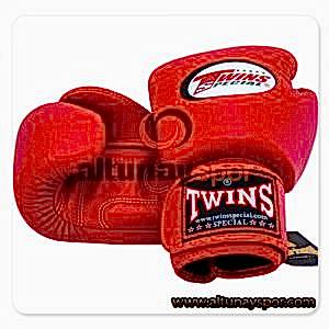 Twins Muay Thai Eldiveni - Kırmızı